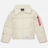 Женский пуховик  Sierra Short Relaxed Fit, цвет белый, размер S Alpha Industries