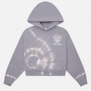 Женская толстовка  Emblem Cropped Hoodie, цвет фиолетовый, размер M Sporty & Rich