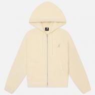 Женская толстовка  Corduroy Hood Zip-Up, цвет бежевый, размер S KANGOL