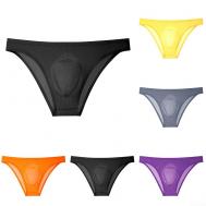 Мужские трусы с низкой талией, бесшовные, сексуальные, ультратонкие L Handsome wear