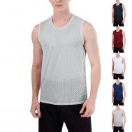 Мужское сетчатое спортивное нижнее белье с однотонной майкой Ice Silk Vite XL Jiangnan E