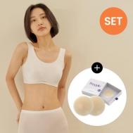 Специальный набор Skinny Five Sheer Bra Organic & Freeple Black M/Glue 8cm My Normal