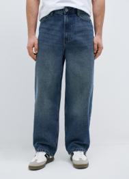 Свободные джинсы Baggy, Синий OSTIN