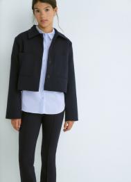 Расклёшенные брюки для девочек, Синий OSTIN