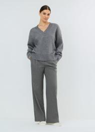 Джемпер из мягкой пряжи с шерстью, Серый OSTIN