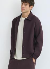 Куртка с воротником поло, Фиолетовый OSTIN