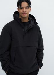 Куртка-анорак с капюшоном, Черный OSTIN