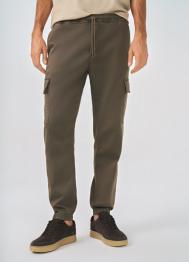 Джоггеры с карго-карманами, Коричневый OSTIN
