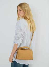 Сумка из искусственной замши, Бежевый OSTIN