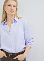 Сатиновая блузка, Фиолетовый OSTIN