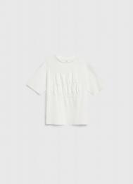 Футболка с принтом для девочек, Белый OSTIN