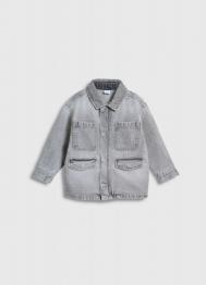 Джинсовая куртка для мальчиков, Серый OSTIN