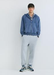 Толстовка на молнии, Синий OSTIN