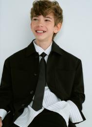 Рубашка для мальчиков, Черный OSTIN