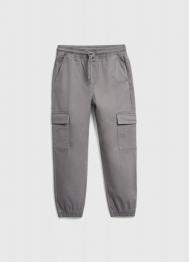 Брюки с карго-карманами для мальчиков, Серый OSTIN