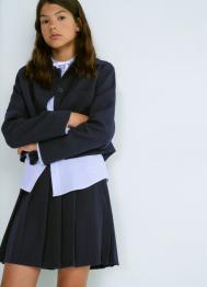 Юбка мини в складку для девочек, Синий OSTIN