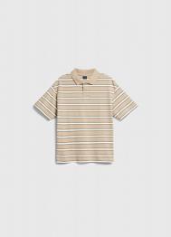 Поло для мальчиков, Бежевый OSTIN
