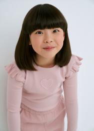 Лонгслив для девочек, Розовый OSTIN