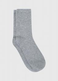 Базовые носки в рубчик, Серый OSTIN