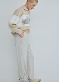 Трикотажные джоггеры, Серый OSTIN