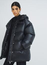 Пуховик с натуральным утеплителем, Черный OSTIN