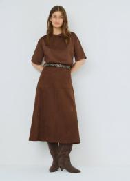 Футболка из искусственной замши, Оранжевый OSTIN