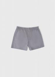 Текстильные боксеры в клетку, Серый OSTIN