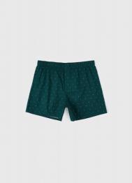 Трусы-боксеры с принтом, Зеленый OSTIN