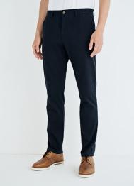 Базовые брюки Chino из твила, Синий OSTIN