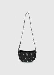 Сумка с декоративными заклёпками, Черный OSTIN