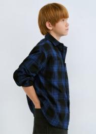 Рубашка из фланели для мальчиков, Голубой OSTIN