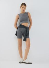 Бесшовные велосипедки, Серый OSTIN