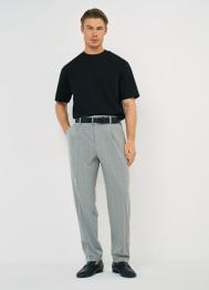 Брюки в клетку, Серый OSTIN