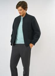 Утеплённый бомбер, Серый OSTIN