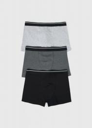 Трусы для мальчиков, 3 шт., Серый OSTIN