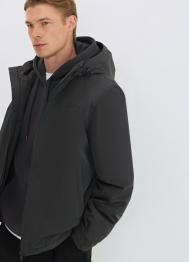 Утеплённая куртка с капюшоном, Серый OSTIN