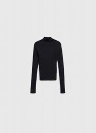 Вязаный джемпер для девочек, Черный OSTIN