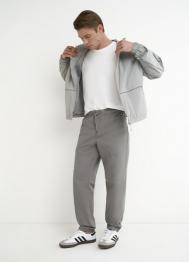 Джоггеры из тонкого твила, Серый OSTIN