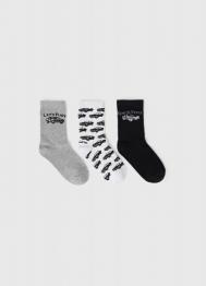 Носки для мальчиков, 3 пары, Серый OSTIN