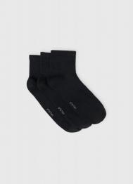 Фитнес-носки с поддержкой стопы, 3 пары, Черный OSTIN