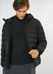 Лёгкая утеплённая куртка, Черный OSTIN