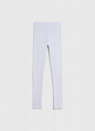 Легинсы в рубчик для девочек, Серый OSTIN