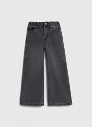 Широкие джинсы Wide Leg для девочек, Серый OSTIN