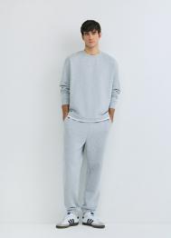 Свитшот с имитацией футболки, Серый OSTIN