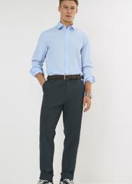 Брюки со съёмным ремнём, Серый OSTIN