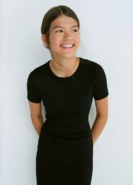 Платье для девочек, Черный OSTIN