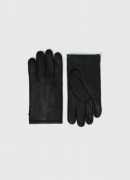 Перчатки из натуральной кожи, Черный OSTIN
