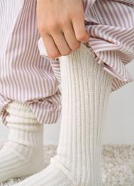 Носки с шерстью альпака, Белый OSTIN