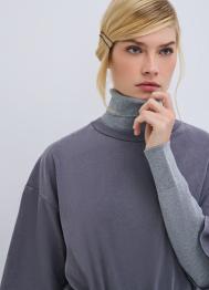 Футболка оверсайз с эффектом стирки, Серый OSTIN