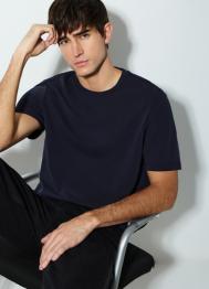 Футболка из гладкой ткани, Синий OSTIN